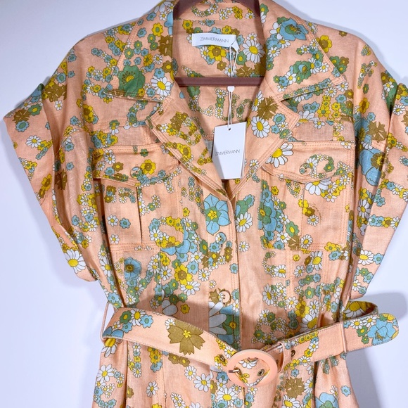 Zimmermann Lola Floral Mini Dress - Picture 7 of 12